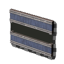 Wooden Deck Wide Glass Wall - 3 meters