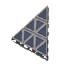 Wooden Deck Wide Triangular Ramp - 3 meters
