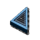 Reinforced Deck Wide Triangular Ramp - 1 meter