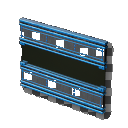 Reinforced Deck Wide Glass Wall - 3 meters